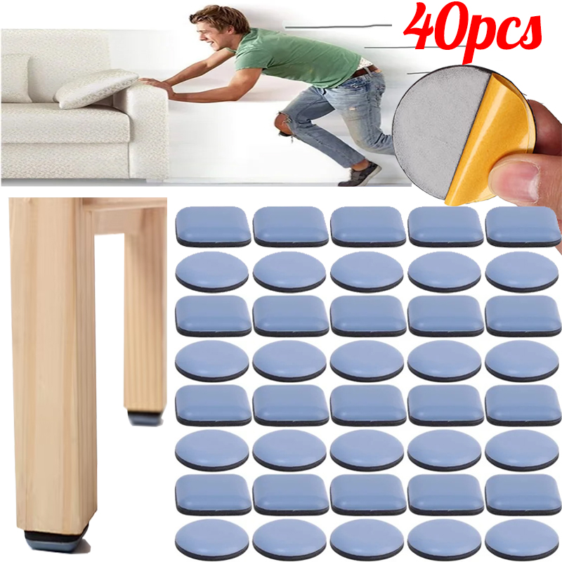 Furniture Foot Pad - テフロンスライディングパッド家具スライディングガスケット椅子脚パッド自己粘着家具脚スライダーパッドアンチスクラッチフロアプロテクター