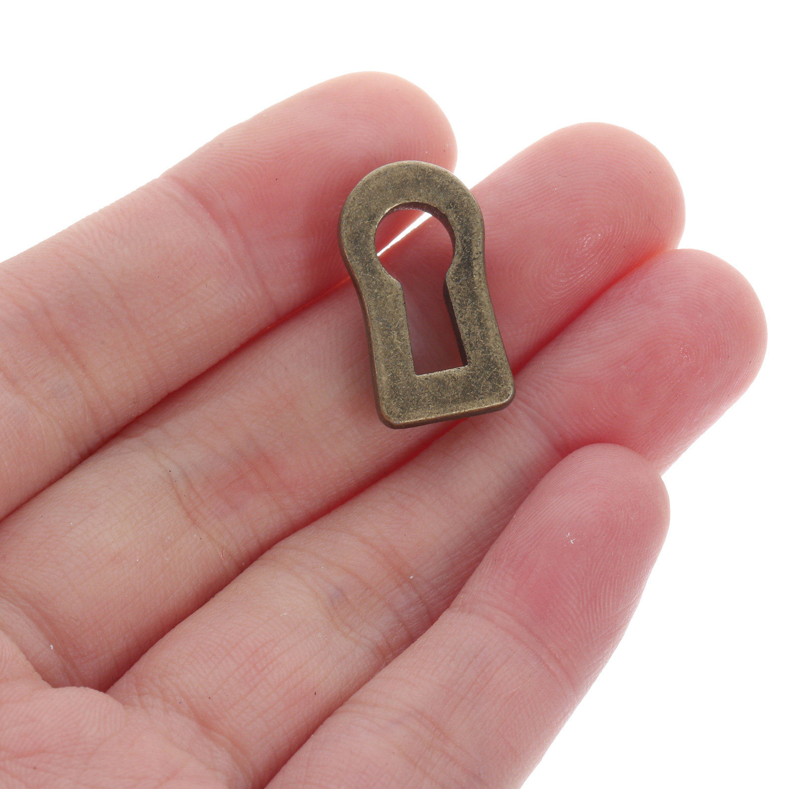 Furniture Hardware Bolts - 12 個の楕円形亜鉛合金キーホールエスカッションプレート装飾キーホールカバーキャビネットドアドレッサー引き出し家具ロック用