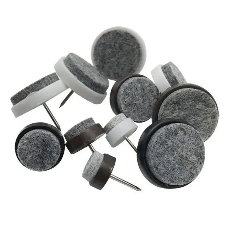 Furniture Hardware For Bed - プラスチック製フェルトパッド14-28mm,滑り止め,テーブル,脚,家具,木製,ネイル素材用,30個