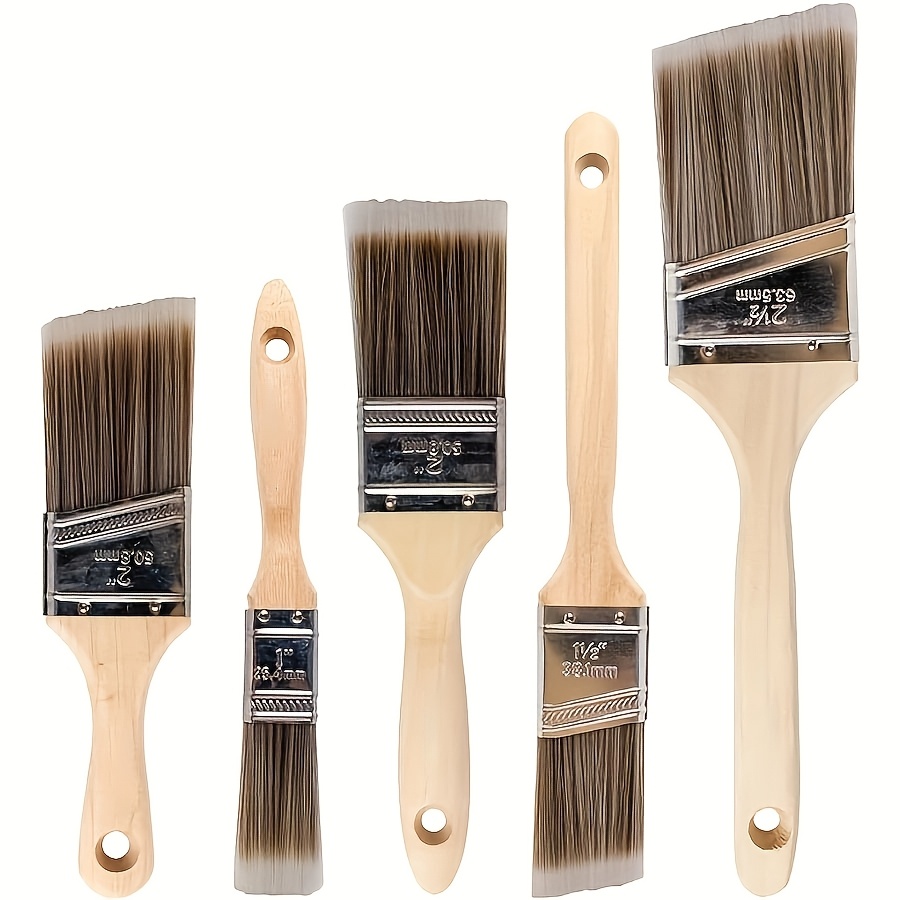 Furniture Hardware Manufacturer - 5本セット 高品質ペイントブラシ BBQブラシ バーベキュー 家具ハンドル 壁塗装用