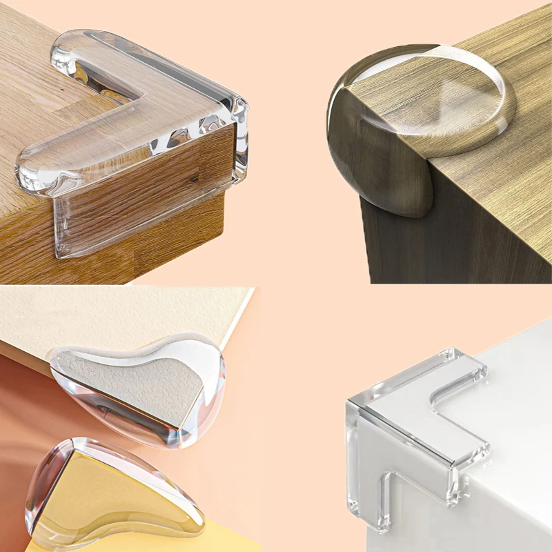 Furniture Hardware Bolts - 10 個の透明な衝突防止コーヒーテーブル家具コーナープロテクター子供用ソフトコーナーシースリビングルームの装飾