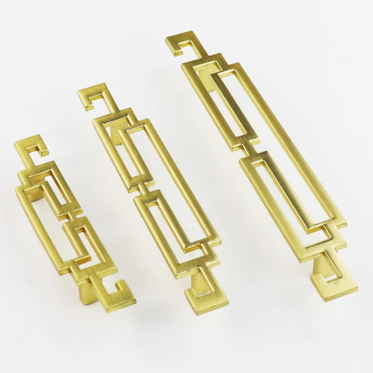 Drawer Pull Gold - 2.5インチ 3.75インチ ドレッサーの取っ手 引き出しの取っ手 ハンドル ノブ