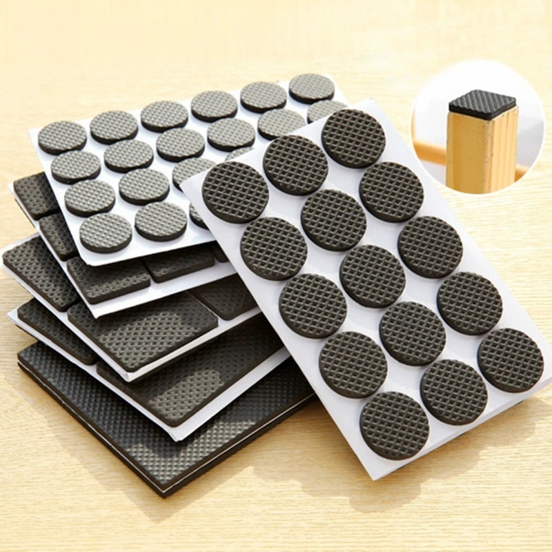 Furniture Foot Pad - 48 個の滑り止め家具パッドミュートマットバンパーダンパー厚い EVA パッドフットカバー自己粘着テーブル椅子足保護パッド