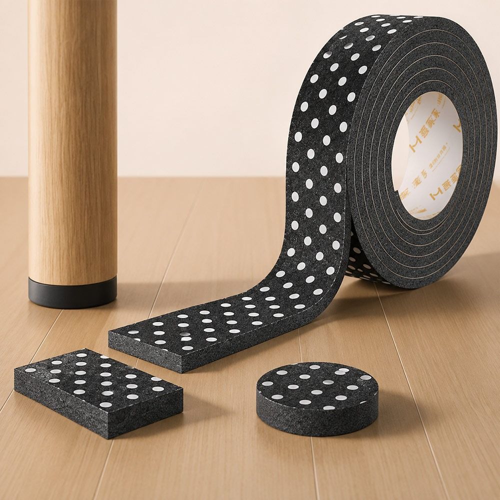 Furniture Foot Pad - 自己粘着椅子足パッド滑り止め耐摩耗性家具パッド騒音軽減カット可能な家具プロテクターオフィス用