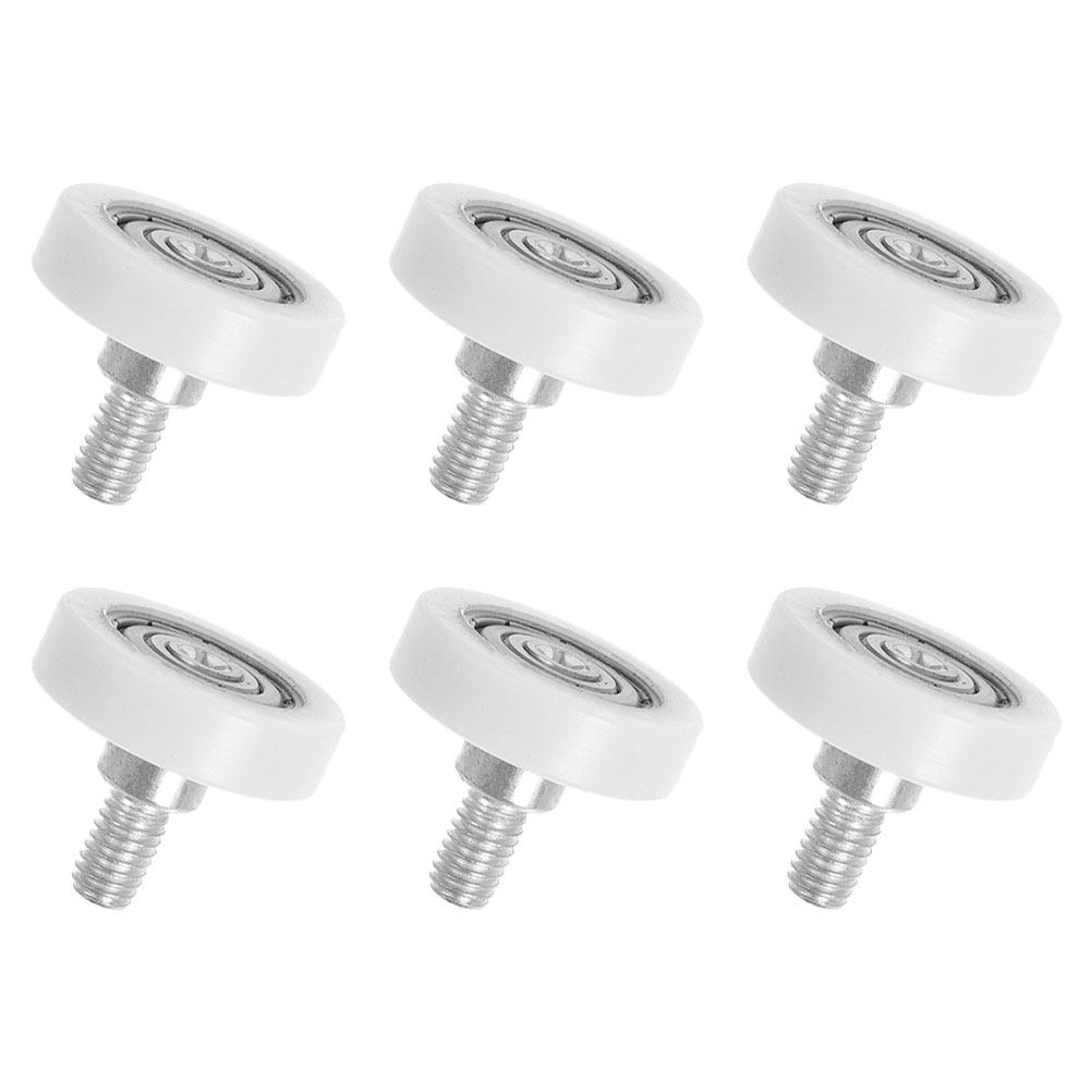 Furniture Hardware Replacement - 6個入りスライド式引き出し用ハードウェア、頑丈な交換用ホイール、キャビネット家具、自動販売機用スムーズ機能ローラーパーリー