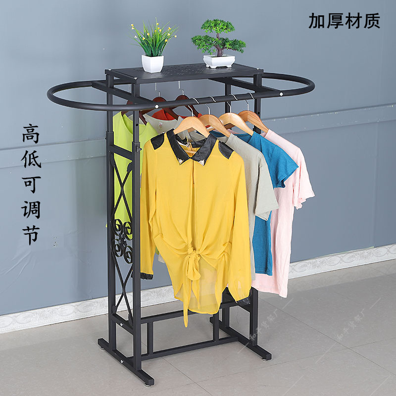 アイアン製衣料品店用オーバルシェルフフロアディスプレイラック - Furniture And Hardware Store のレビューと価格
