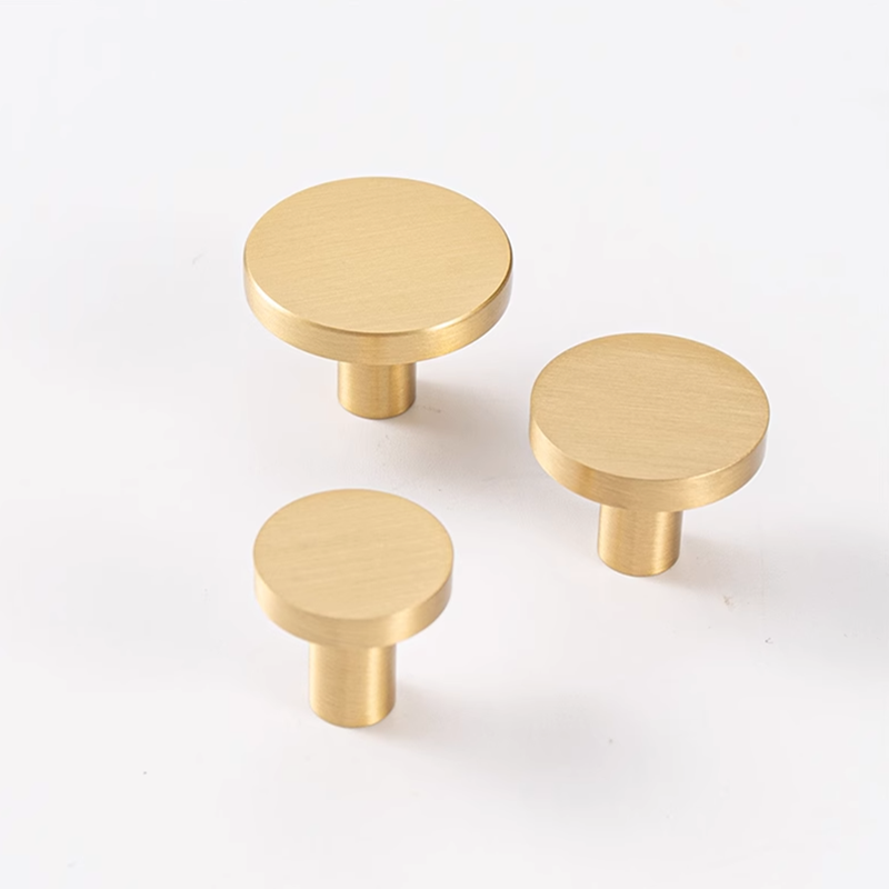 ラウンド真鍮キッチンキャビネット引き出しノブゴールド家具食器 - Drawer Pull Gold のレビューと価格
