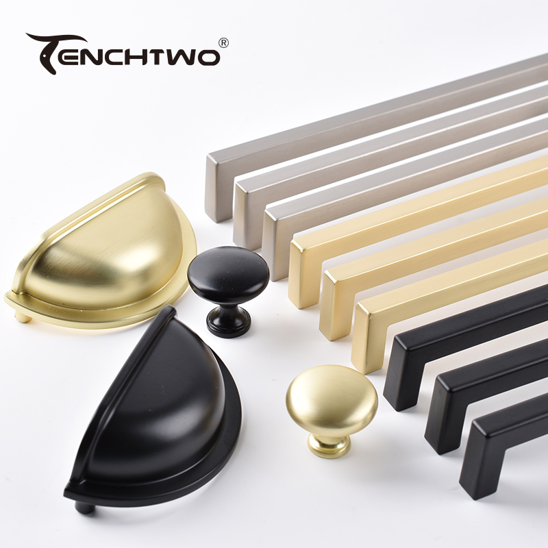 北欧スタイルブラック/ゴールドキッチン家具ハンドル食器棚ワー - Drawer Pull Gold のレビューと価格