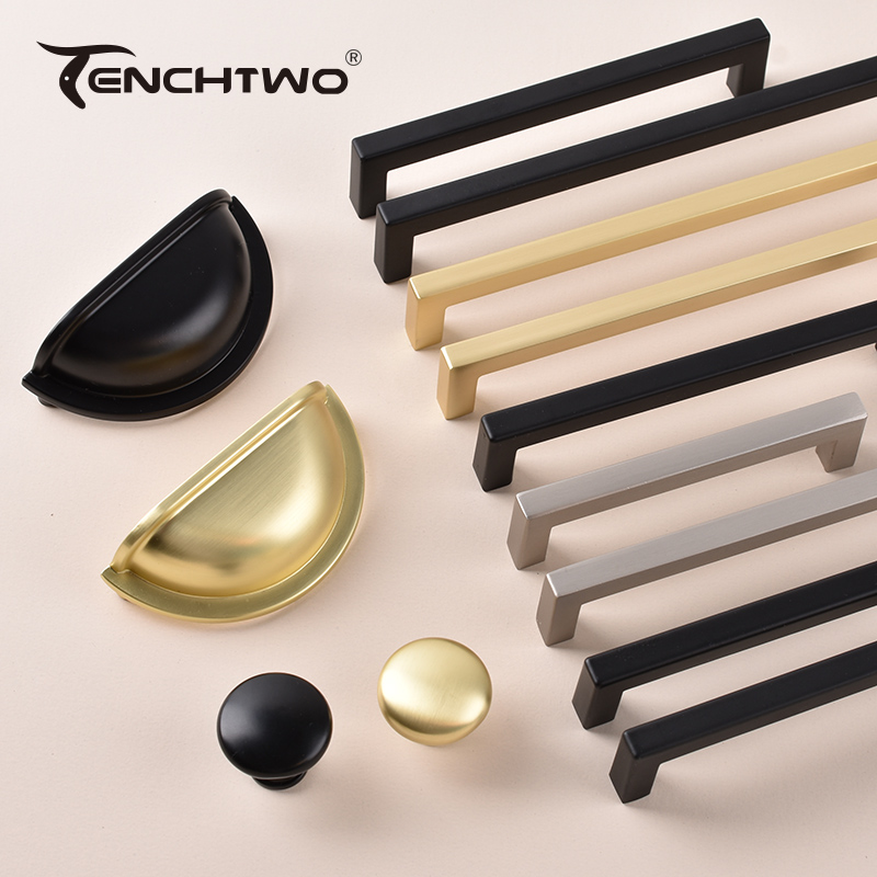 北欧スタイルブラック/ゴールドキッチン家具ハンドル食器棚ワー - Drawer Pull Gold のレビューと価格