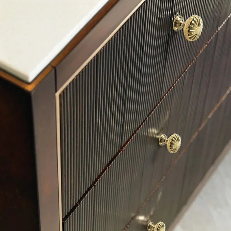 フランスのシンプルな真鍮ボールノブ、シングルホールハンドル、 - Drawer Pull Gold のレビューと価格