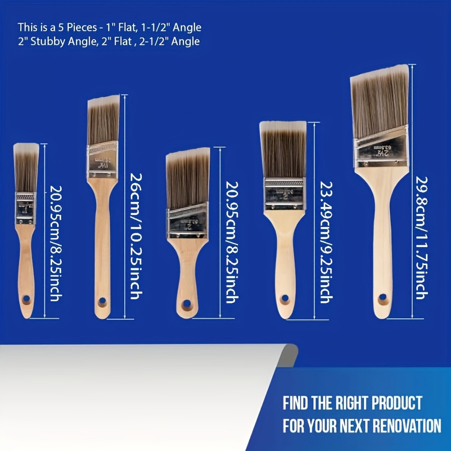 5本セット 高品質ペイントブラシ BBQブラシ バーベキュー - Furniture Hardware Manufacturer のレビューと価格