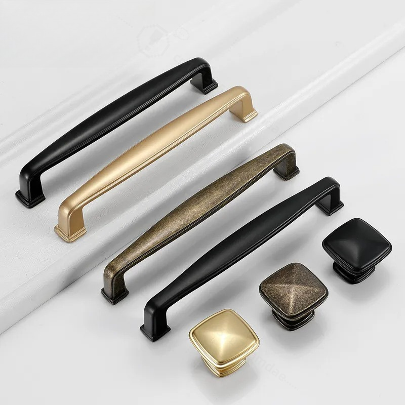 Yijia ブラックキャビネットドアハンドルシンプルなワード - Furniture Hardware Wholesale のレビューと価格