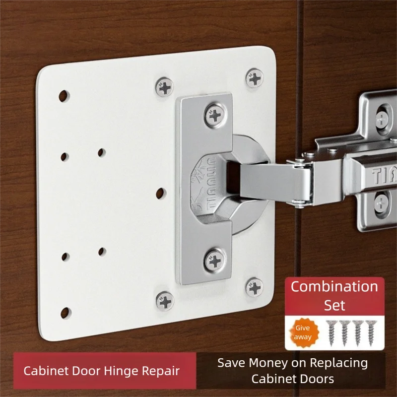 キャビネットヒンジ修理プレートキットキッチンキャビネットドア - Cabinet Hinge Overlay のレビューと価格