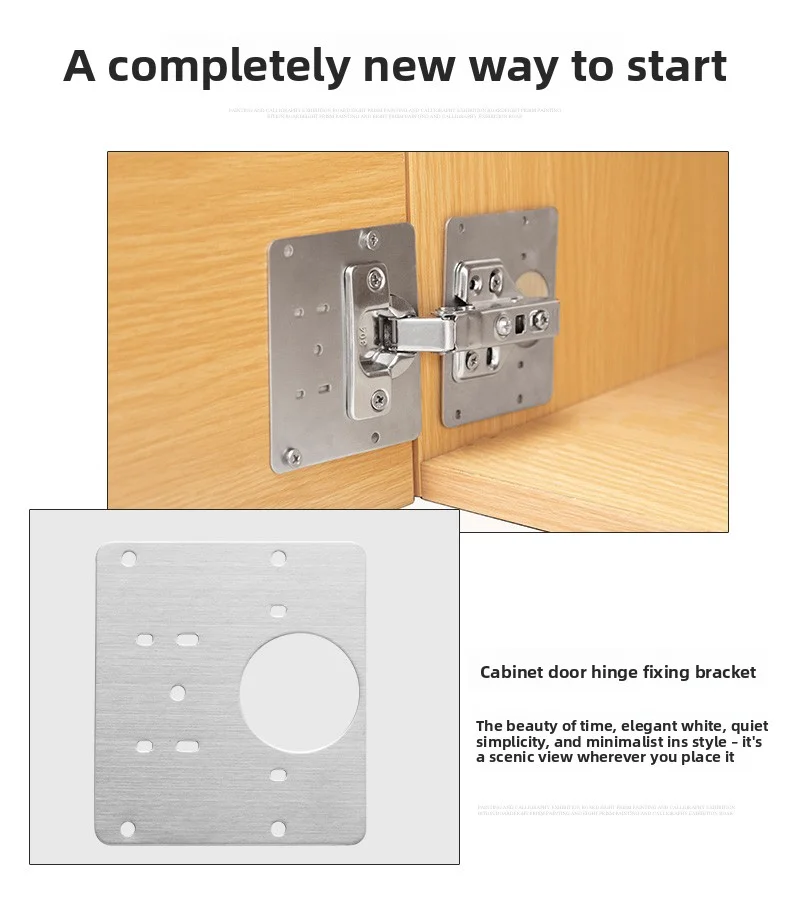 キャビネットヒンジ修理プレートキットキッチンキャビネットドア - Cabinet Hinge Overlay のレビューと価格