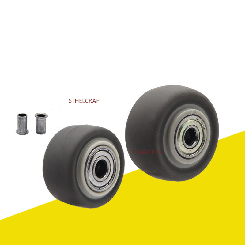 4個入りダブルベアリングソフトラバー交換用プーリー 1.5/ - Furniture Hardware Replacement のレビューと価格