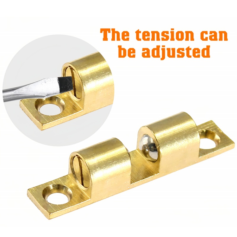 3/6 個キャビネットクローゼットドアボールキャッチ、真鍮ダ - Furniture Hardware Bolts のレビューと価格