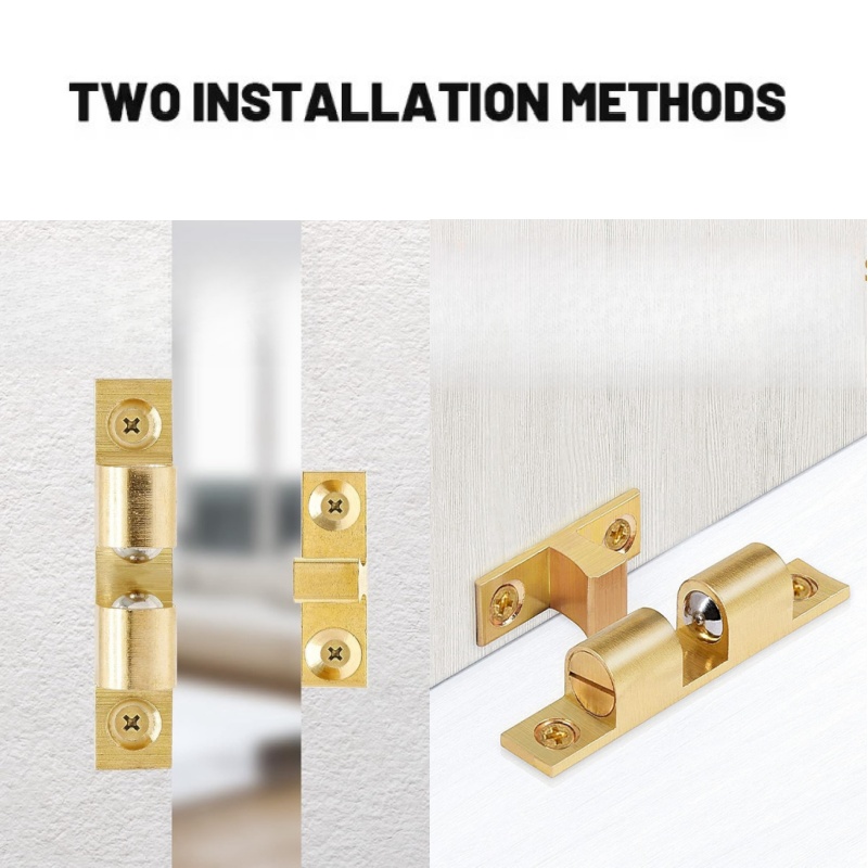 3/6 個キャビネットクローゼットドアボールキャッチ、真鍮ダ - Furniture Hardware Bolts のレビューと価格