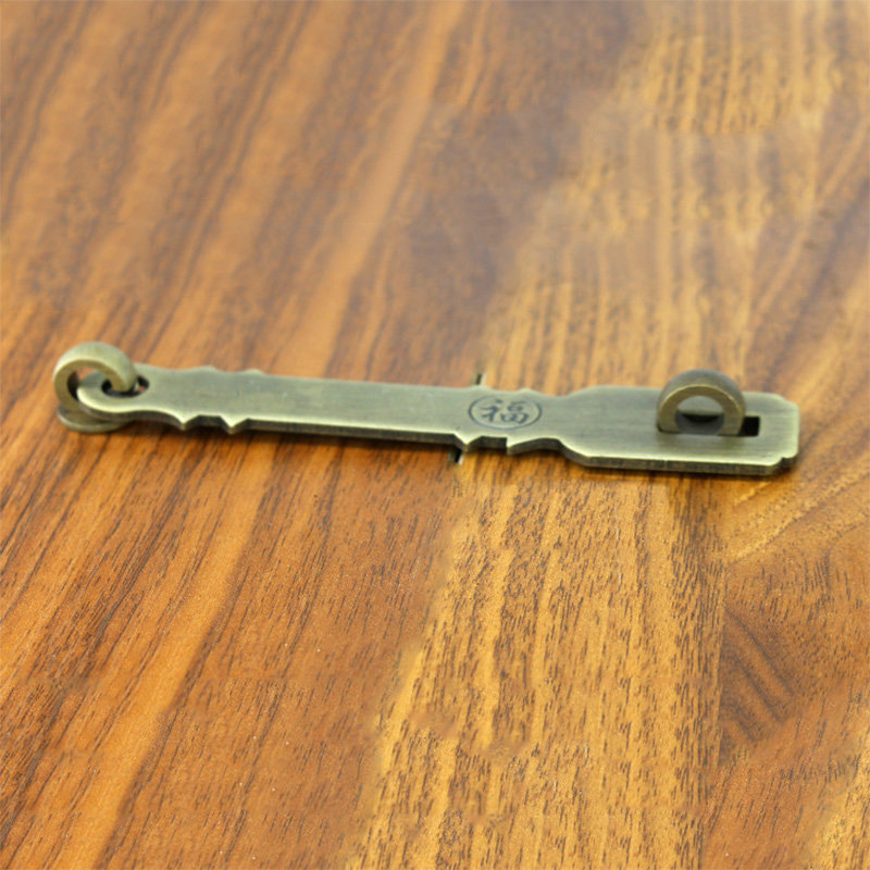 FU 家具ドア真鍮掛け金キャビネットロックバックルアンティー - Furniture Hardware Bolts のレビューと価格