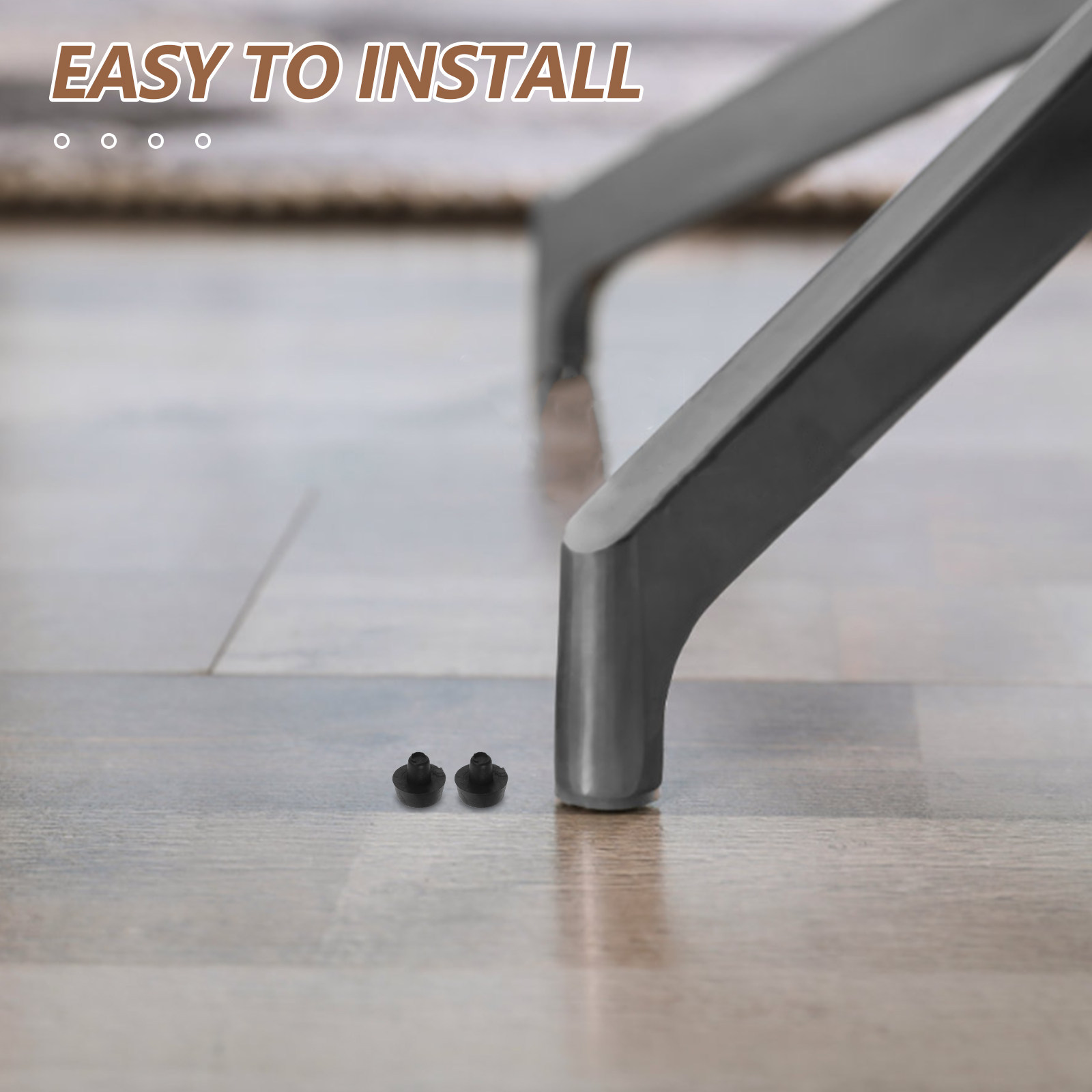 40個入りオフィスチェア脚パッド、厚手の家具床保護材、滑り止 - Furniture Foot Pad のレビューと価格