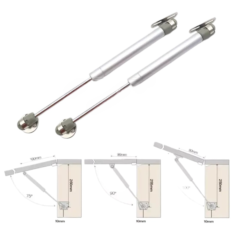 2 個 20/60/100N/150N 家具ヒンジキッチンキ - Cabinet Hinge Overlay のレビューと価格