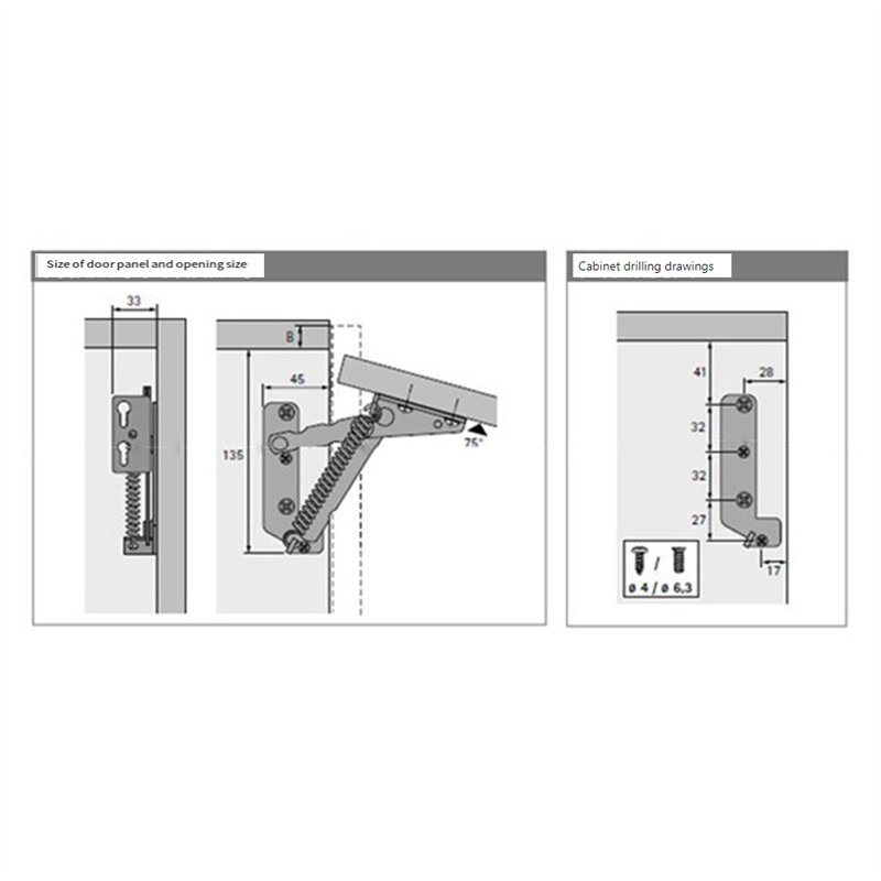 75STO-2個 折りたたみソファベッド用スプリングヒンジ  - Cabinet Hinge Overlay のレビューと価格