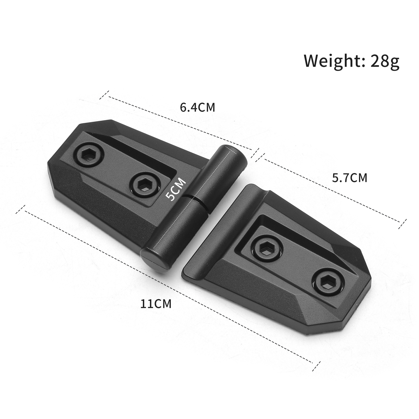 2 個 ABS 車のエンジンフードドアヒンジ装飾カバートリム - Furniture Hardware Fittings のレビューと価格
