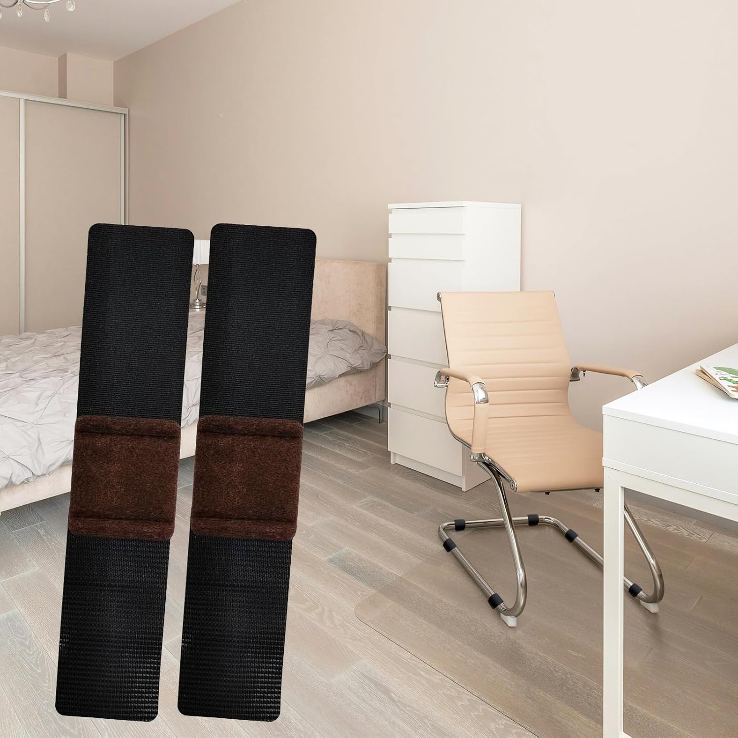 フックとループファスナー付きラップアラウンドフェルト家具パッ - Furniture Foot Pad のレビューと価格