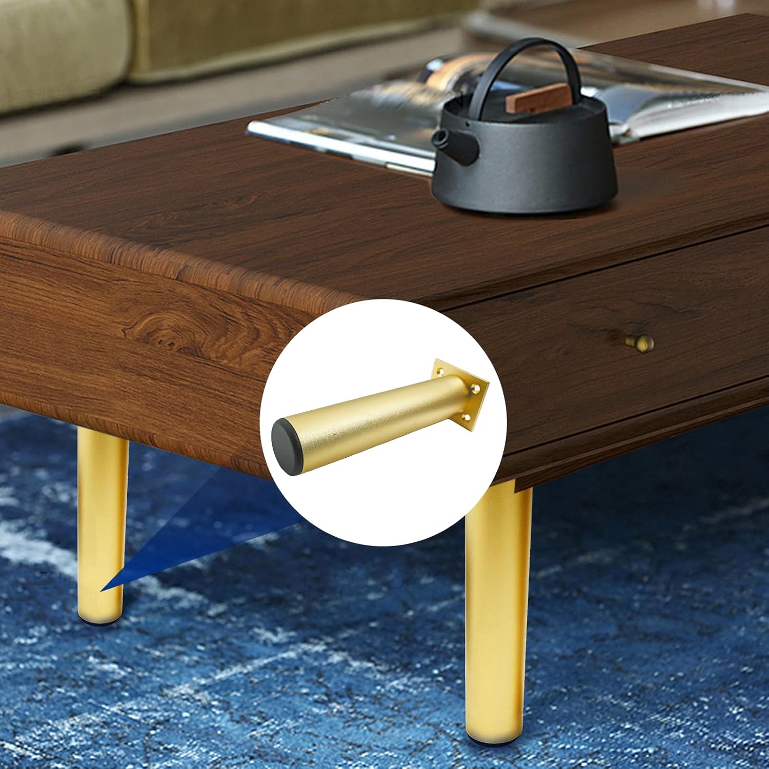 4 個のステンレス鋼家具脚金属製調節可能な脚、キャビネットテ - Cabinet Hinge Overlay のレビューと価格