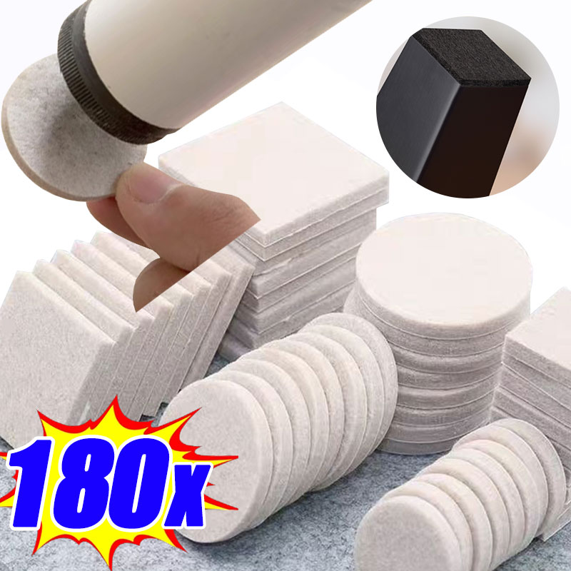 18/180 個フェルト椅子脚パッド 5 ミリメートル厚さの - Furniture Foot Pad のレビューと価格