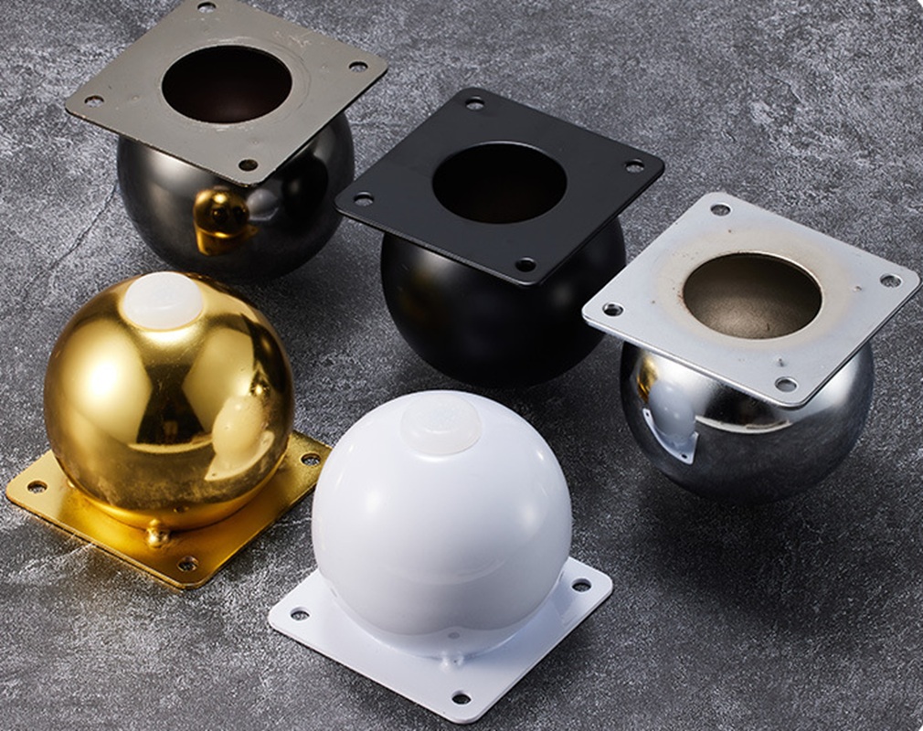 4 個の鋼球型家具脚ソファベッドキャビネットコーヒーバーテー - Cabinet Hinge Overlay のレビューと価格