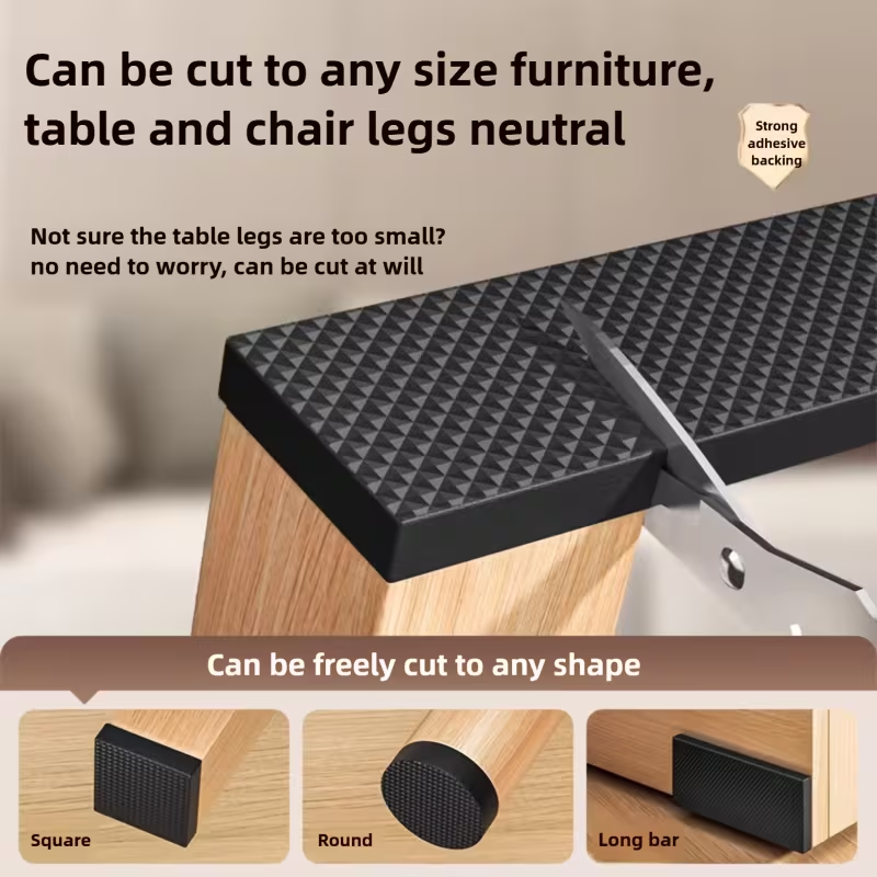 YITAPE シリコン家具パッド 4x40インチ カット可能 - Furniture Foot Pad のレビューと価格