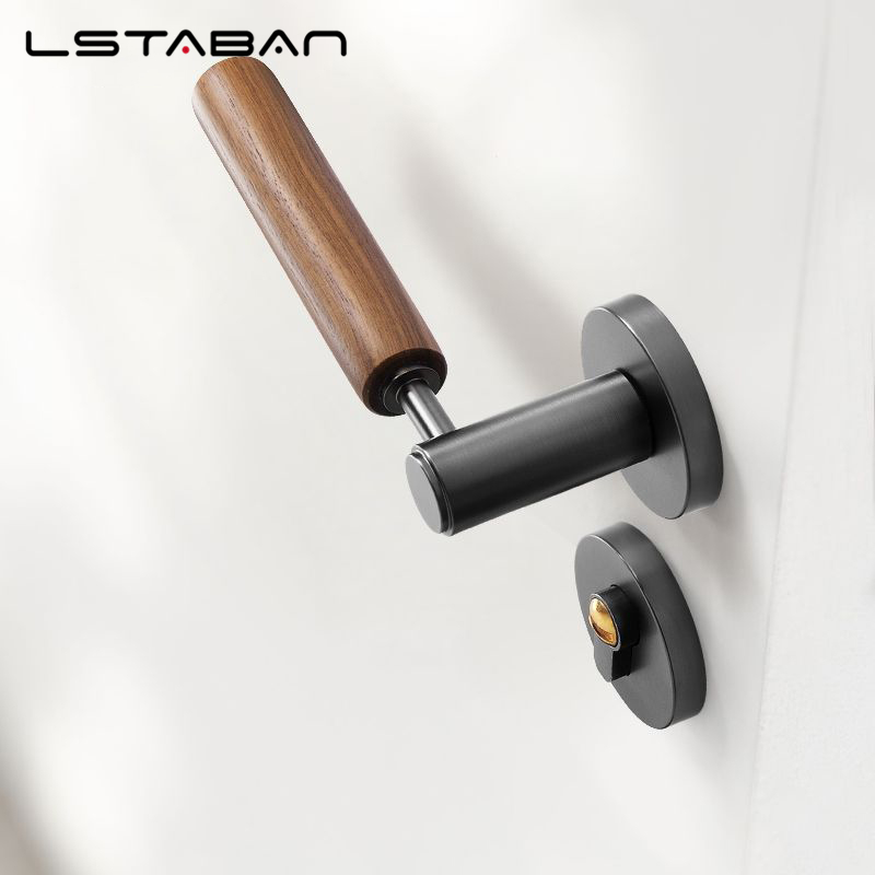 スプリットミュート盗難防止ドアロック北欧手作りクルミ材ハンド - Furniture Hardware Bolts のレビューと価格
