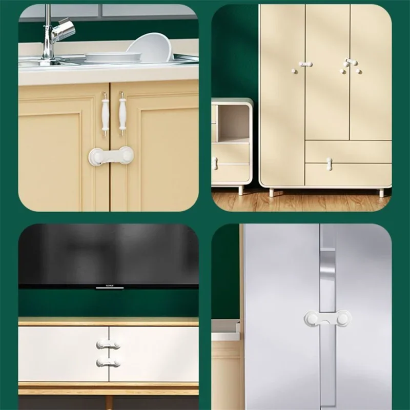 チャイルドセーフティロックキャビネットベビーロック冷蔵庫引き - Furniture Hardware Bolts のレビューと価格