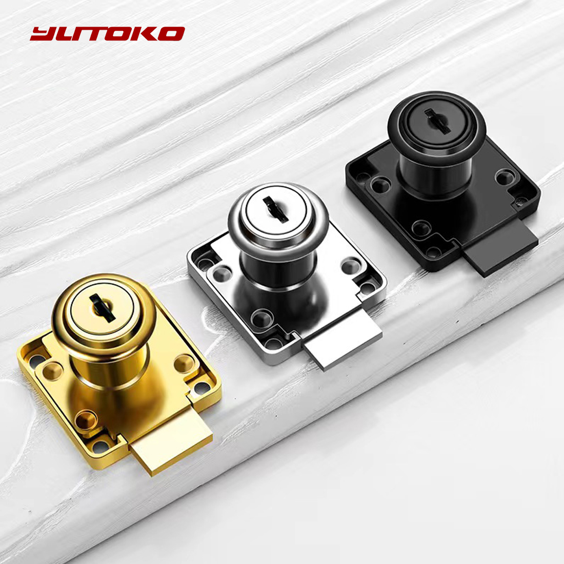 Yutoko 高級デスク引き出しロック ワードローブロック  - Furniture Hardware Bolts のレビューと価格