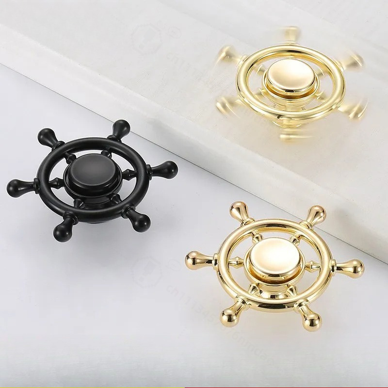 シングルホール引き出しドア回転ハンドルブラックジャイロシート - Furniture Hardware Wholesale のレビューと価格