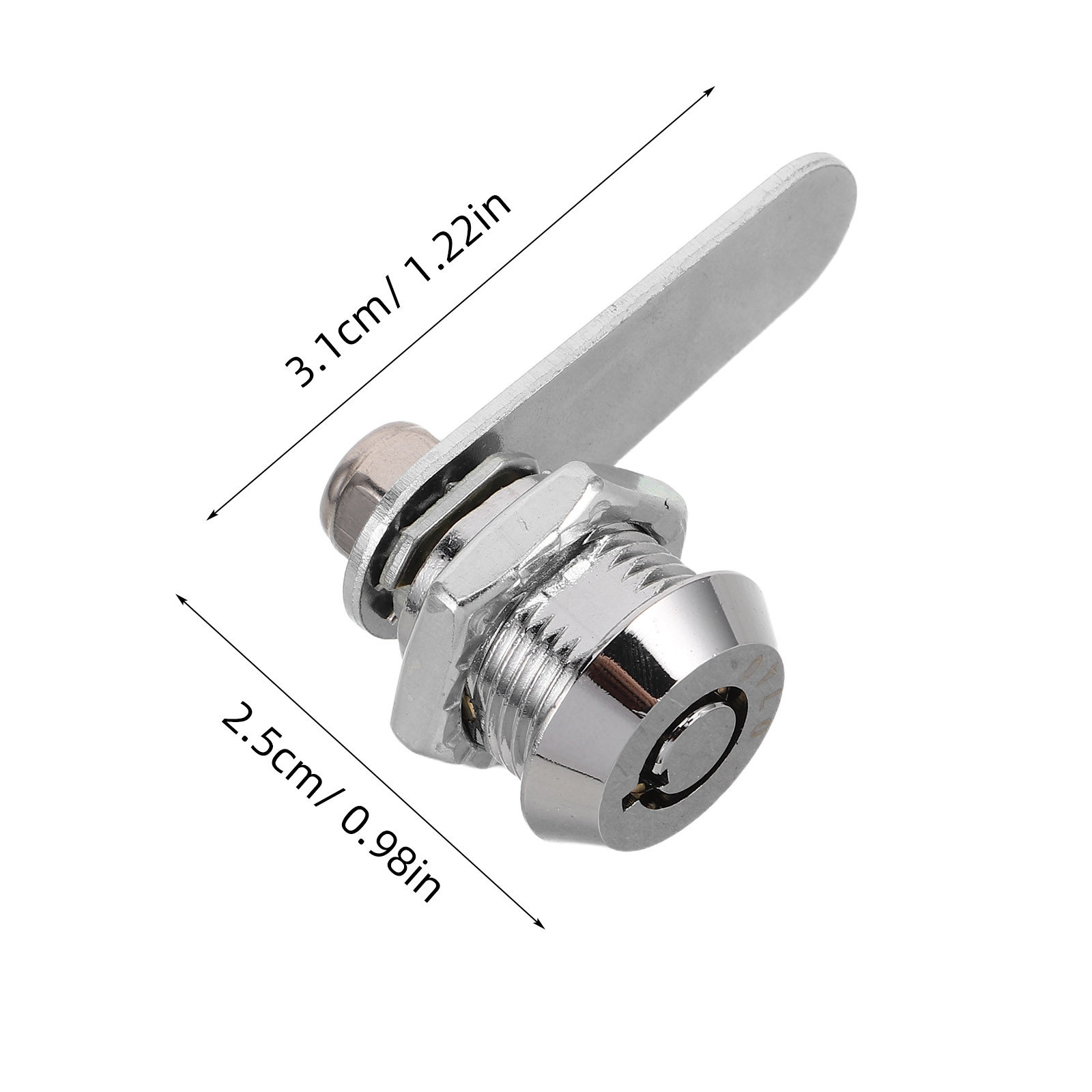 1 セット亜鉛合金カムロックシリンダーキャビネットロック交換 - Furniture Hardware Replacement のレビューと価格