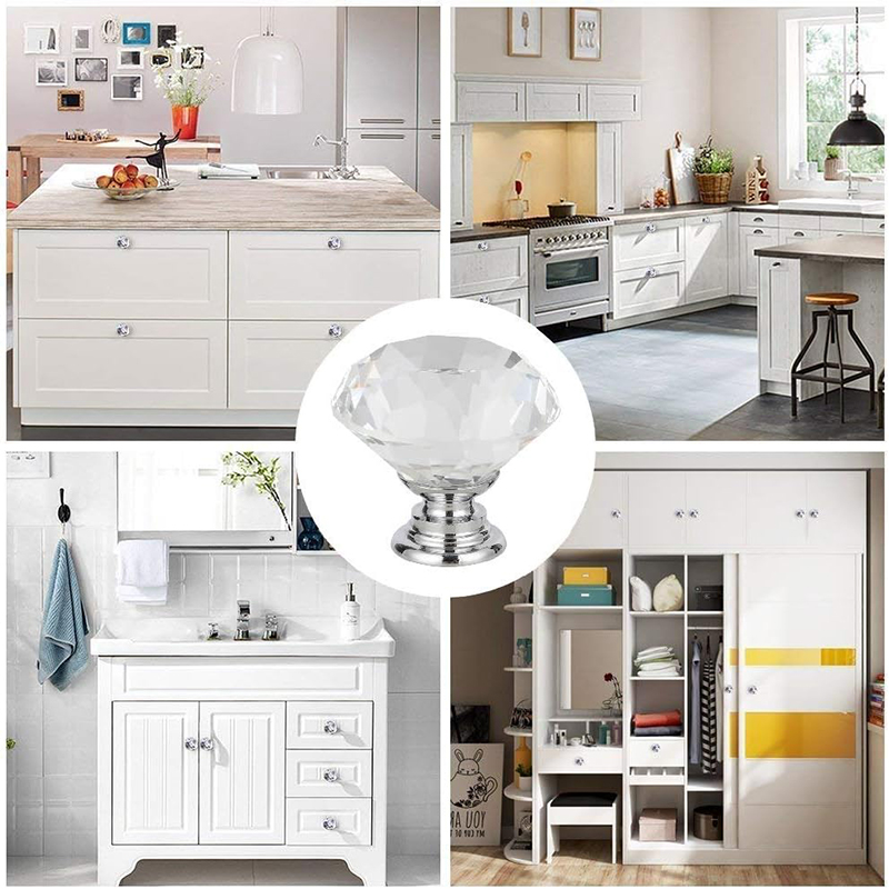 6 個のキャビネットノブネジ付き 30 ミリメートルラウンド - Furniture Hardware Bolts のレビューと価格