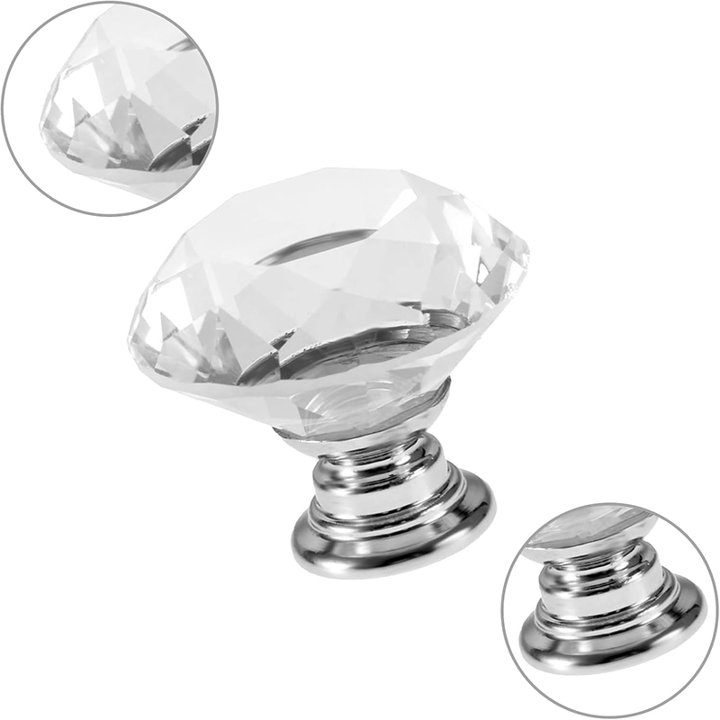 6 個のキャビネットノブネジ付き 30 ミリメートルラウンド - Furniture Hardware Bolts のレビューと価格