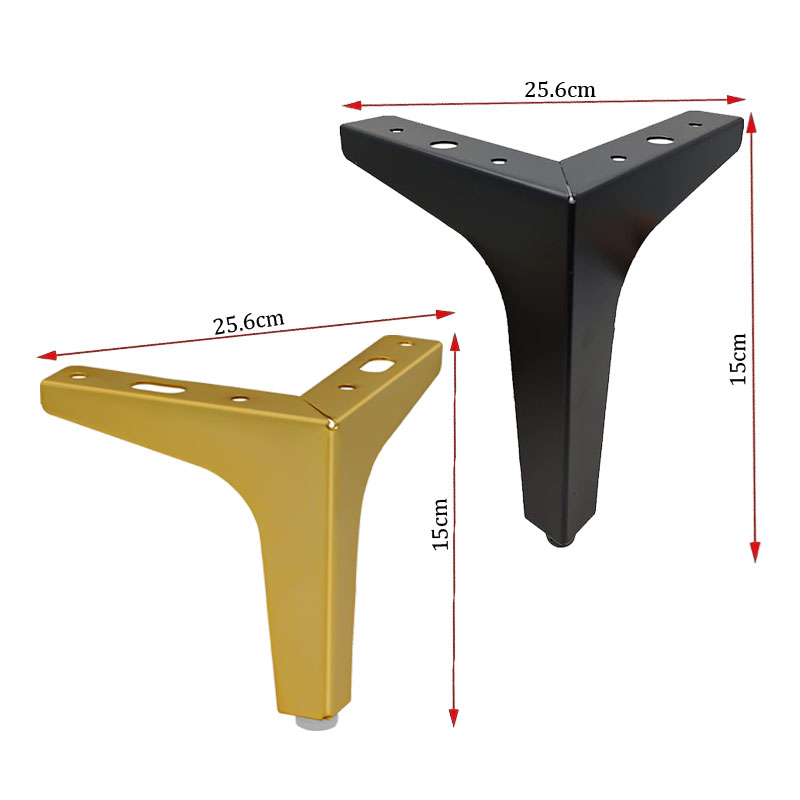 4個入り モダンな三角形メタルソファ脚 DIY交換用家具脚、 - Furniture Hardware Replacement のレビューと価格