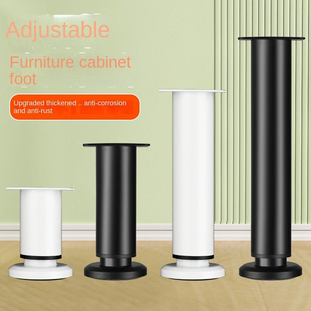 ステンレス鋼交換用金属足ブラックホワイト調整可能な家具の脚キ - Furniture Hardware Replacement のレビューと価格