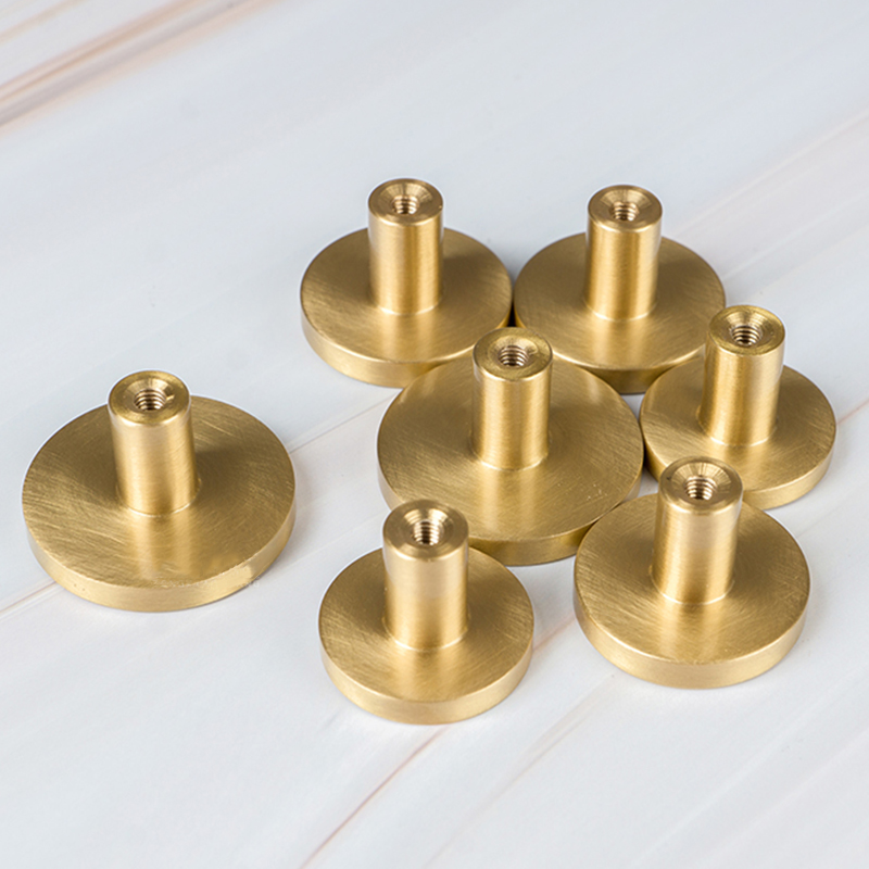 ラウンド真鍮ドレッサーノブ引き出し取手ハンドルキャビネットド - Drawer Pull Gold のレビューと価格